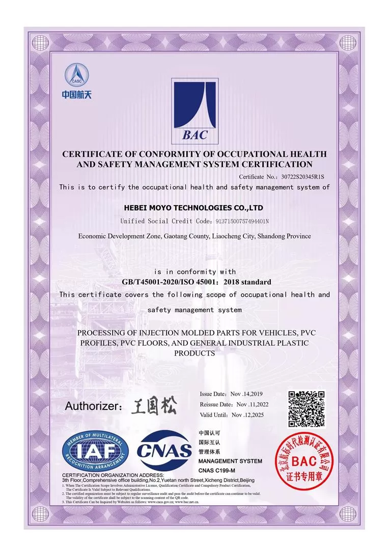 ISO45001 Certification