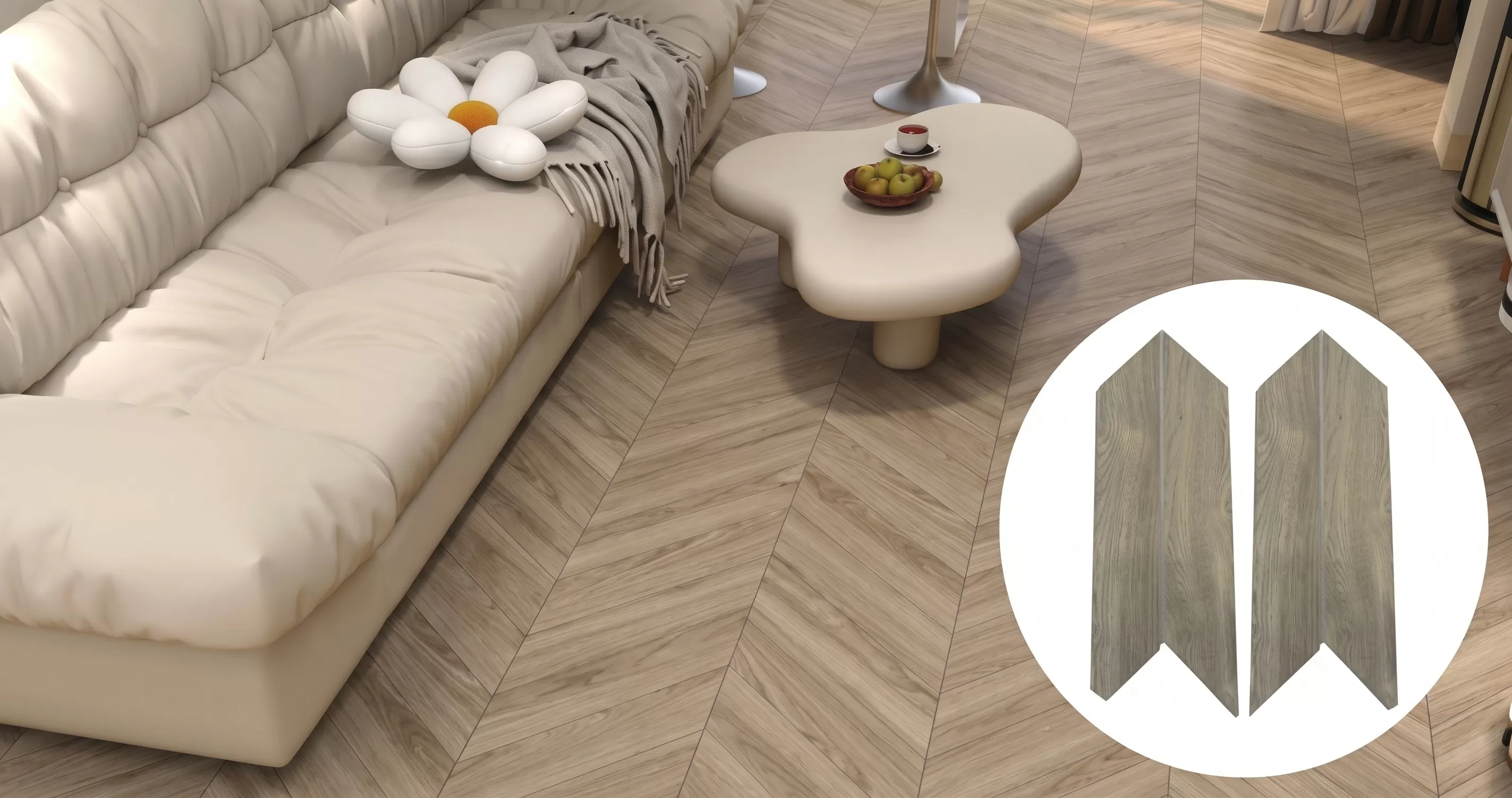 Chevron Flooring